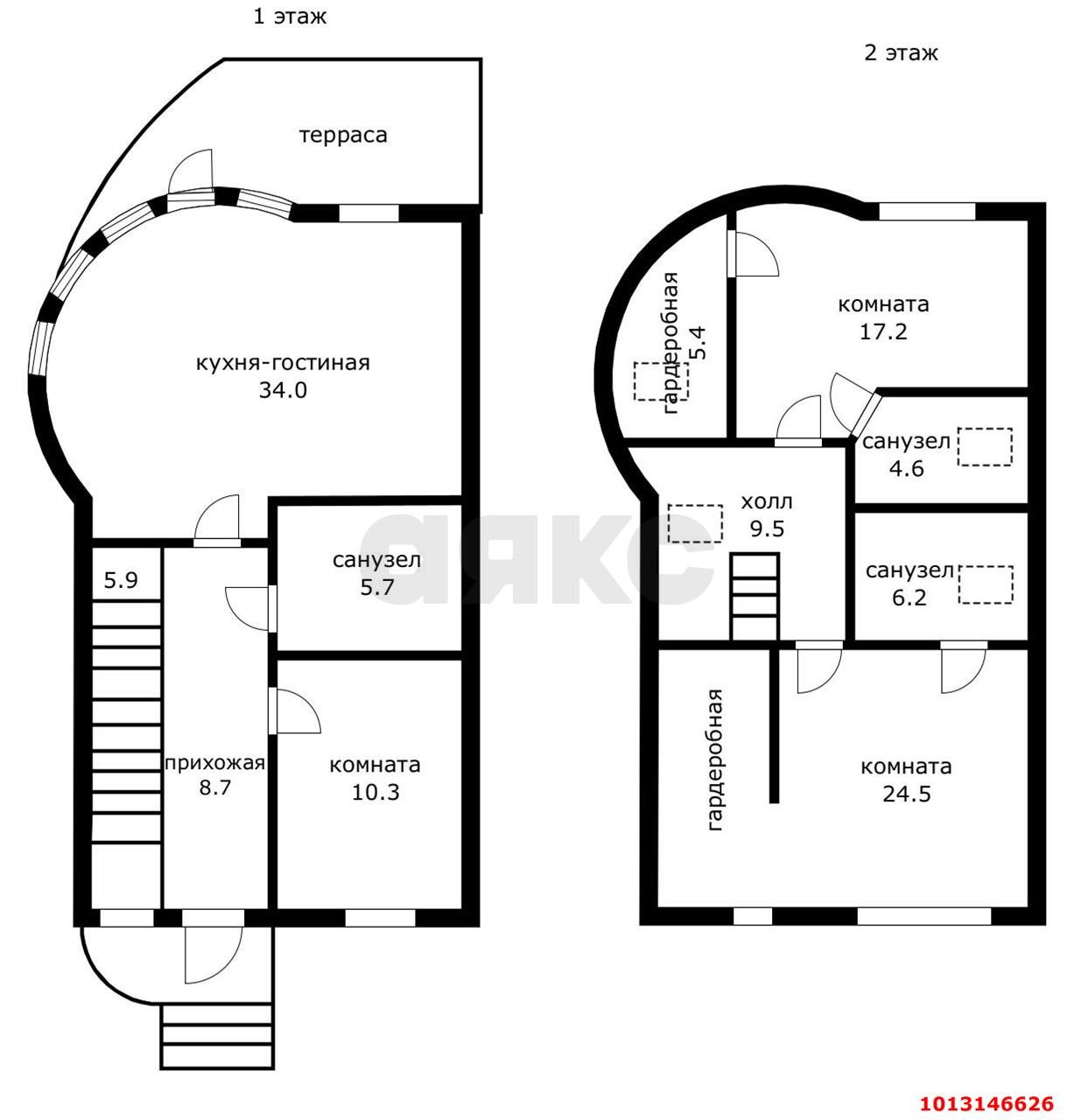 Дом 162 м² + 4 сот., 2 эт. — фото 15