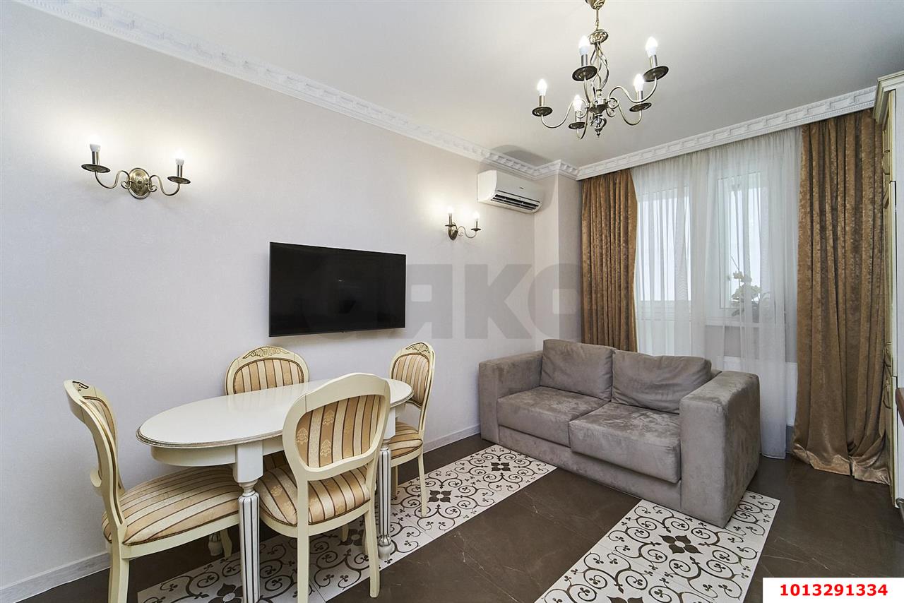 1-комнатная квартира 60 м², 4/24 эт. — фото 4