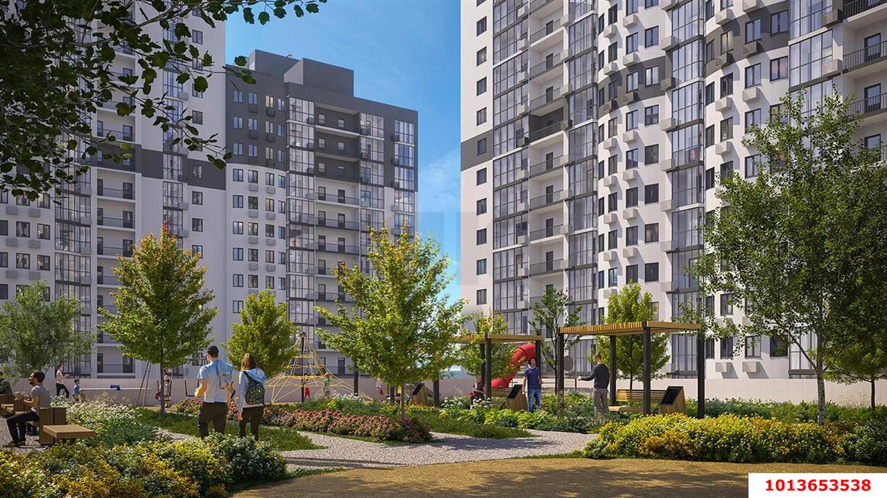 1-комнатная квартира 35 м², 17/21 эт. — фото 1