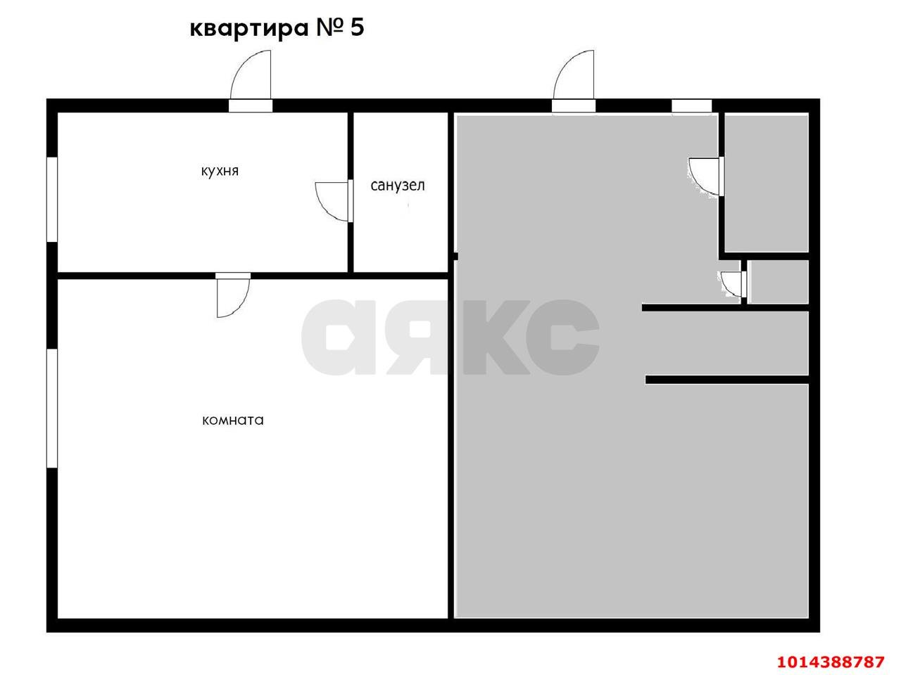 Дом 55 м² + 1 сот., 1 эт. — фото 15