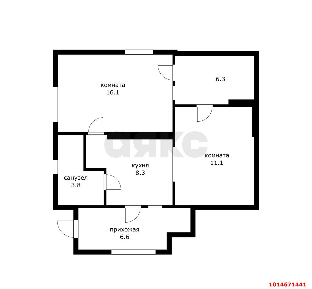 Часть дома 52 м² + 1.5 сот., 1 эт. — фото 12