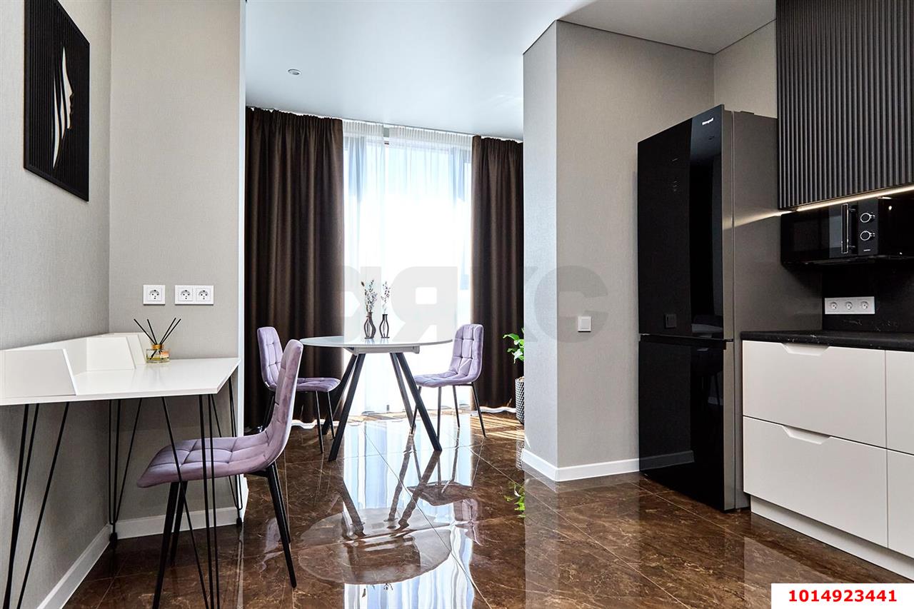 1-комнатная квартира 50 м², 9/16 эт. — фото 3