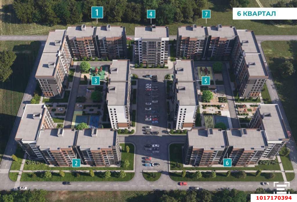 2-комнатная квартира 45 м², 6/7 эт. — фото 5